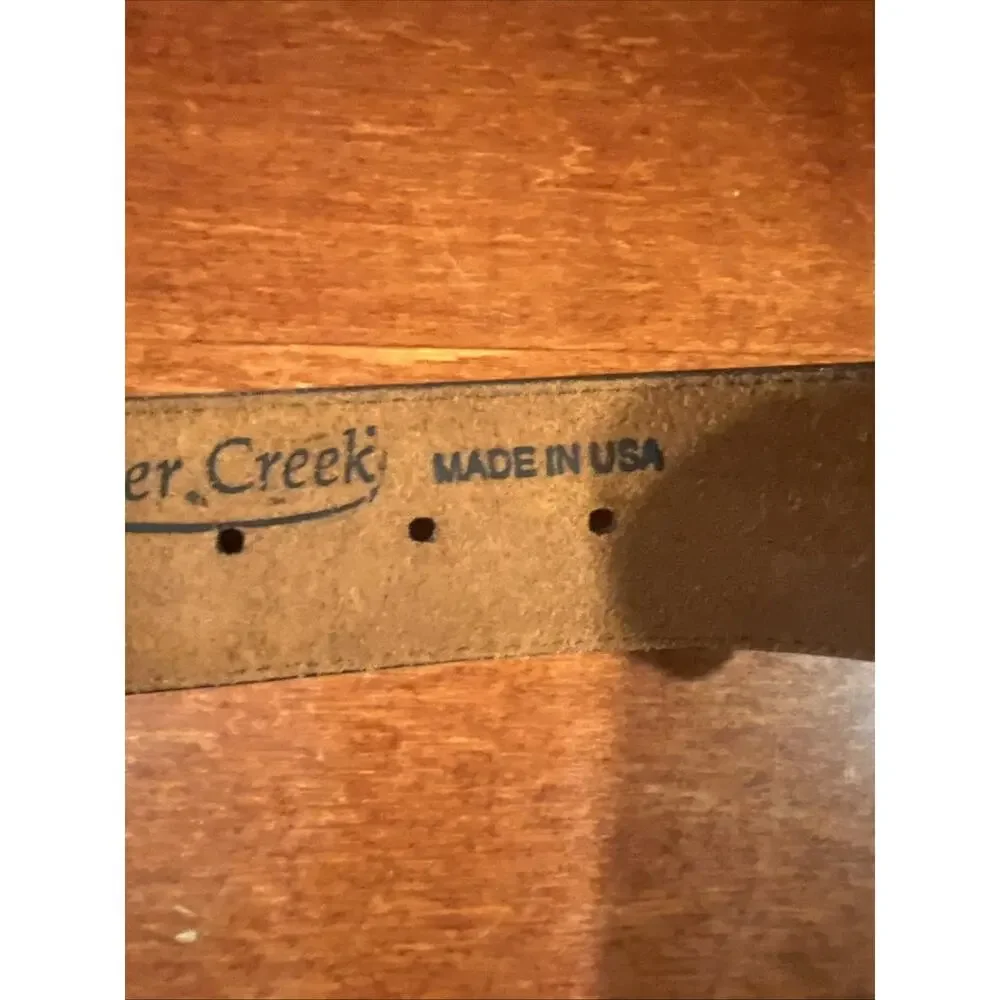 Coldwater Creek Genuine Leather Brown Belt Made in USA‎
